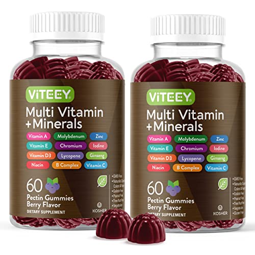 Multivitamin Gummies with 12 Vitamins and Minerals - Immune Defen...