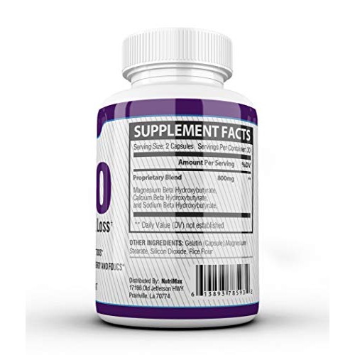 VitiMax Keto Pills - Weight Loss Fat Burner Supplement for Men an...