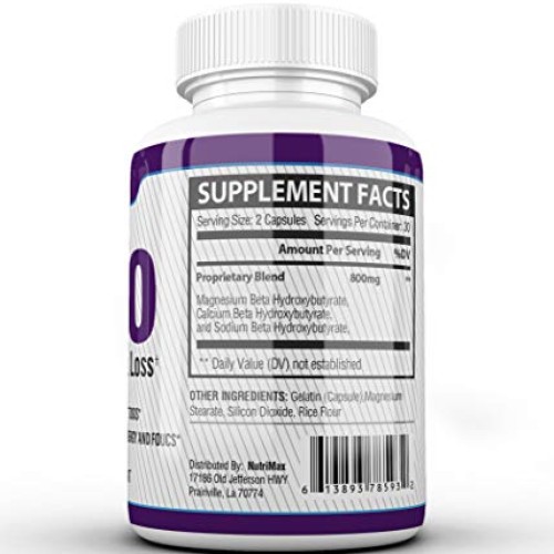 VitiMax Keto Pills - Weight Loss Fat Burner Supplement for Men an...