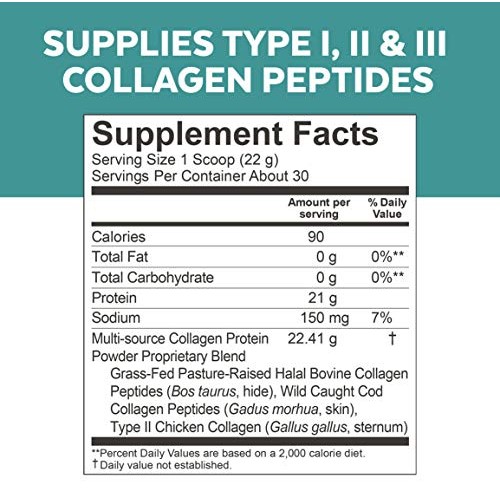 Multi Collagen Protein Powder 23.7 oz - Unflavored Collagen Pow...