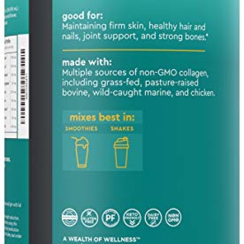 Multi Collagen Protein Powder 23.7 oz - Unflavored Collagen Pow...