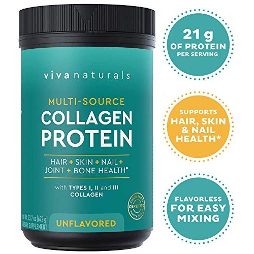 Multi Collagen Protein Powder 23.7 oz - Unflavored Collagen Pow...