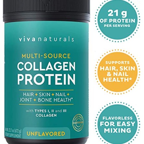 Multi Collagen Protein Powder 23.7 oz - Unflavored Collagen Pow...