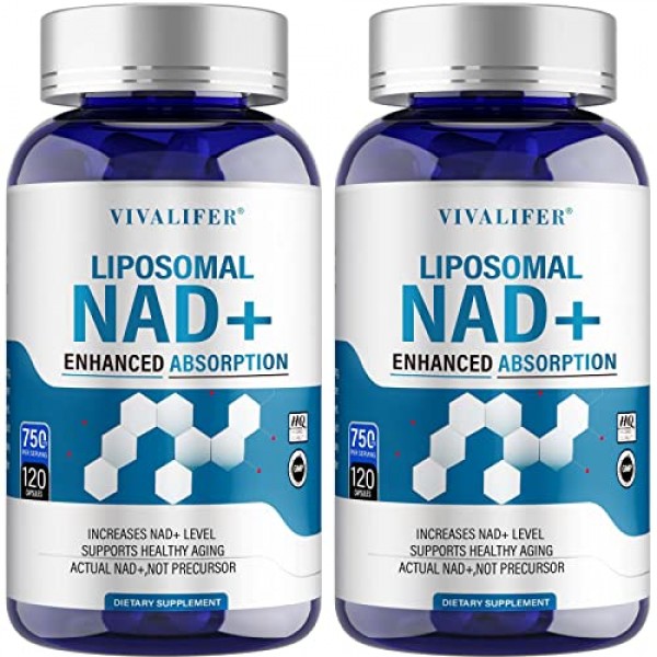 Upgrade Liposomal NAD+ Supplement, NAD+ 500mg with TMG 250 mg for...