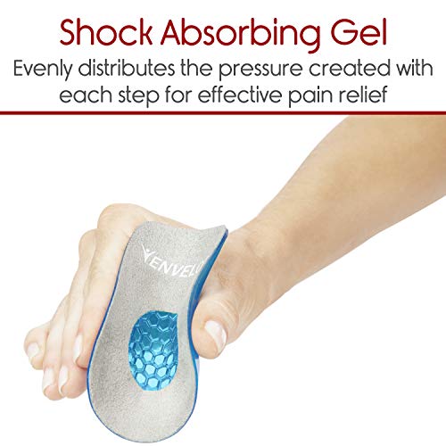 Envelop Gel Heel Cups - Heel Cushion for Women, Men, Bone Spur, P...
