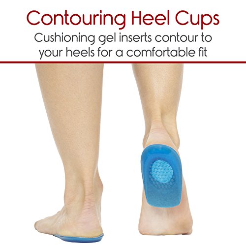 Envelop Gel Heel Cups - Heel Cushion for Women, Men, Bone Spur, P...