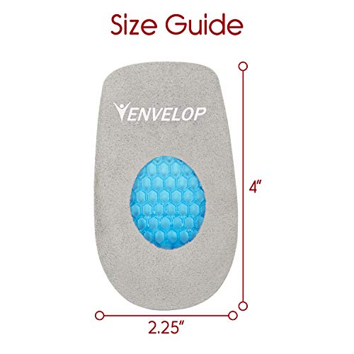 Envelop Gel Heel Cups - Heel Cushion for Women, Men, Bone Spur, P...