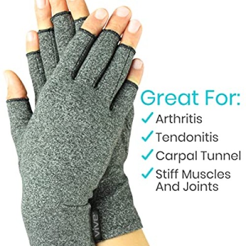 Vive Arthritis Gloves - Compression Gloves for Rheumatoid & Osteo...