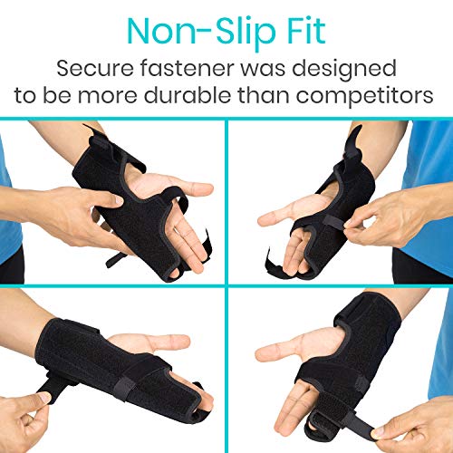 Vive Boxer Finger Splint - Supports Pinky, Ring, Middle Metacarpa...