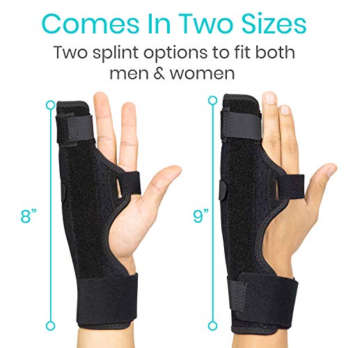 Vive Boxer Finger Splint - Supports Pinky, Ring, Middle Metacarpa...