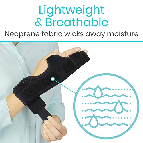 Vive Boxer Finger Splint - Supports Pinky, Ring, Middle Metacarpa...