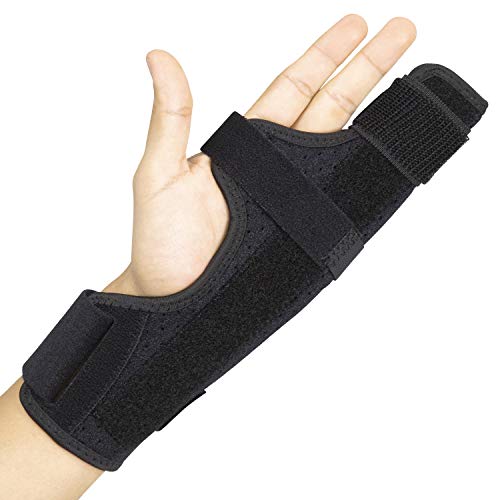 Vive Boxer Finger Splint - Supports Pinky, Ring, Middle Metacarpa...