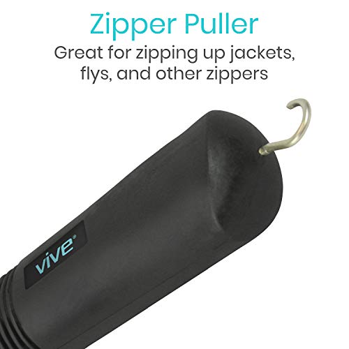 Vive Button Hook - Zipper Pull Helper - Dressing Aid Assist Devic...