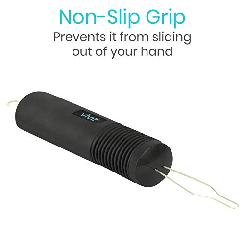 Vive Button Hook - Zipper Pull Helper - Dressing Aid Assist Devic...