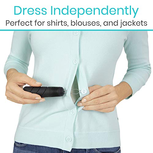 Vive Button Hook - Zipper Pull Helper - Dressing Aid Assist Devic...