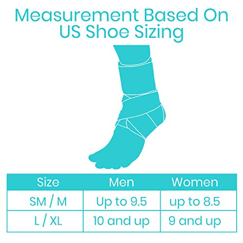 Vive Foot Ankle Wrap - Right and Left Foot Support Sleeve Brace f...
