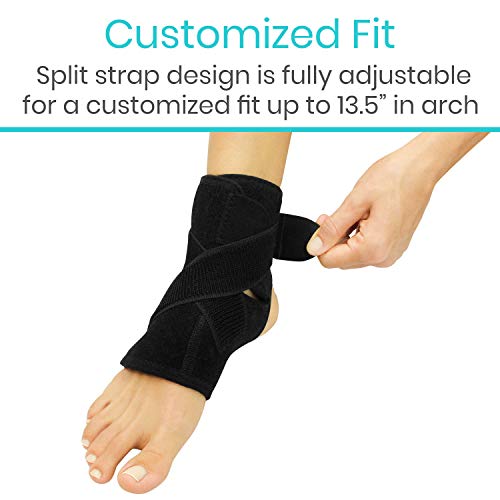 Vive Foot Ankle Wrap - Right and Left Foot Support Sleeve Brace f...