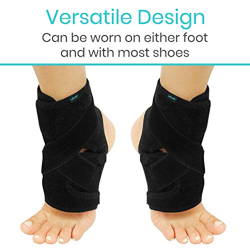 Vive Foot Ankle Wrap - Right and Left Foot Support Sleeve Brace f...