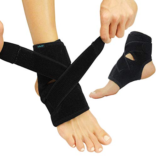 Vive Foot Ankle Wrap - Right and Left Foot Support Sleeve Brace f...