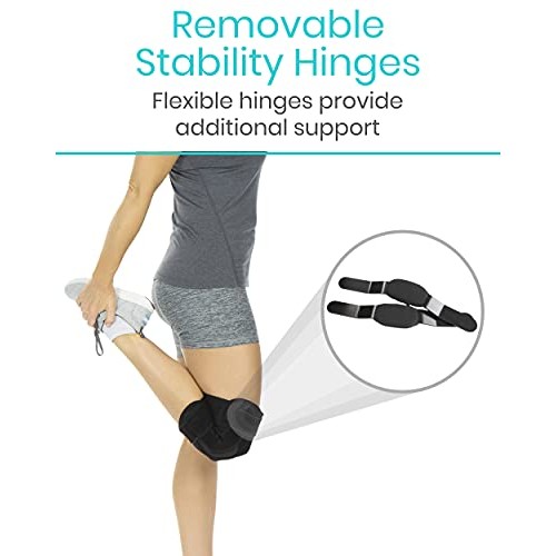 Vive Hinged Knee Brace - Open Patella Support Wrap for Women, Men...