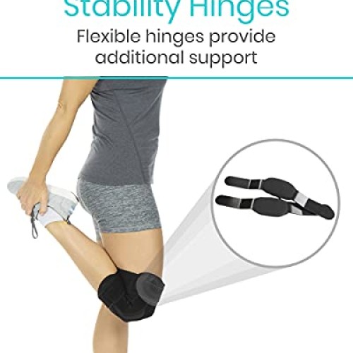 Vive Hinged Knee Brace - Open Patella Support Wrap for Women, Men...