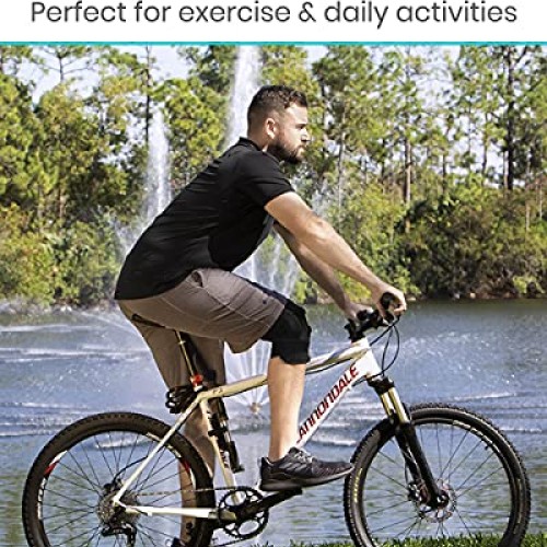Vive Hinged Knee Brace - Open Patella Support Wrap for Women, Men...