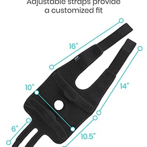 Vive Hinged Knee Brace - Open Patella Support Wrap for Women, Men...