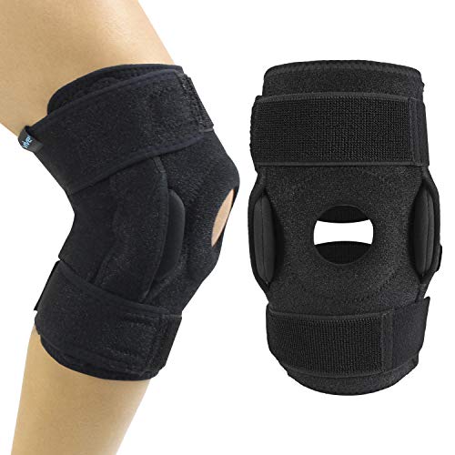 Vive Hinged Knee Brace - Open Patella Support Wrap for Women, Men...