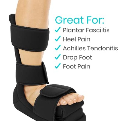 Vive Plantar Fasciitis Night Splint Plus Trigger Point Spike Ball...