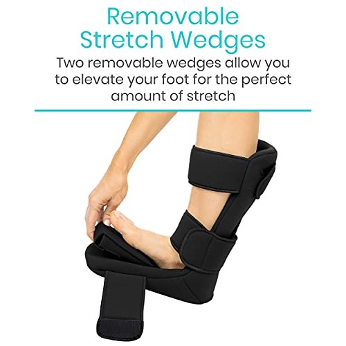 Vive Plantar Fasciitis Night Splint Plus Trigger Point Spike Ball...