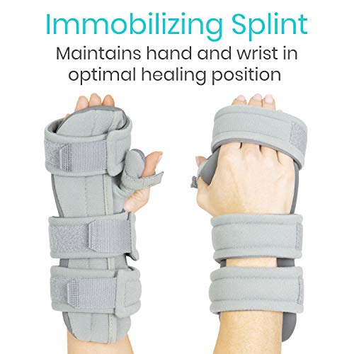 Vive Resting Hand Splint Right - Night Immobilizer Wrist Finger...