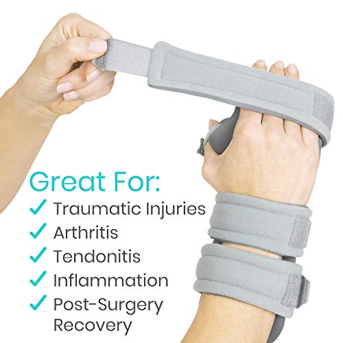 Vive Resting Hand Splint Right - Night Immobilizer Wrist Finger...