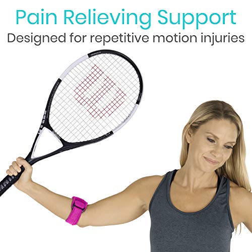 Vive Tennis Elbow Brace Pair - Rheumatoid Arthritis Strap For B...