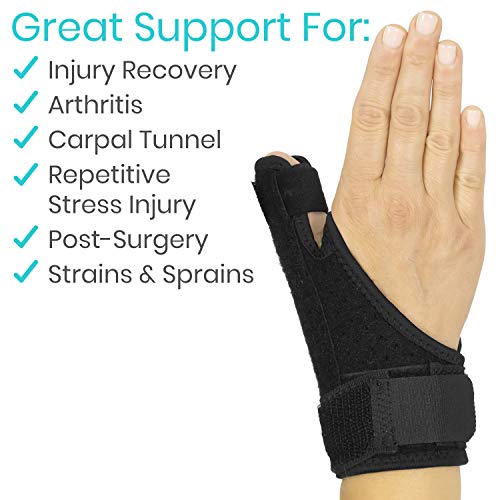 Vive Thumb Brace - For Dequervains Tendonitis and Arthritis - Fit...