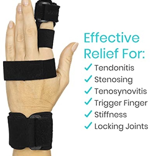 Vive Trigger Finger Splint - Full Hand and Wrist Brace Support - ...