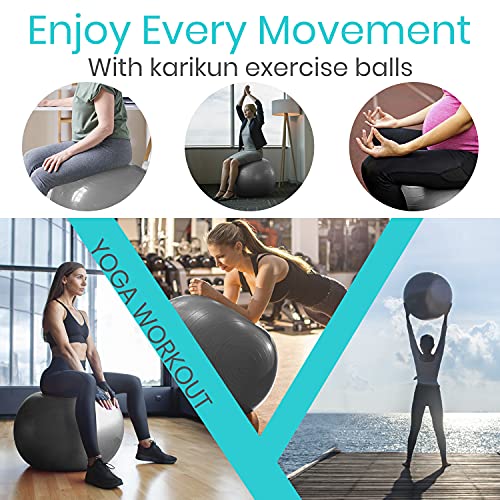 Vive Yoga Ball - Balance Desk Chair for Fitness, Exercise, Birthi...