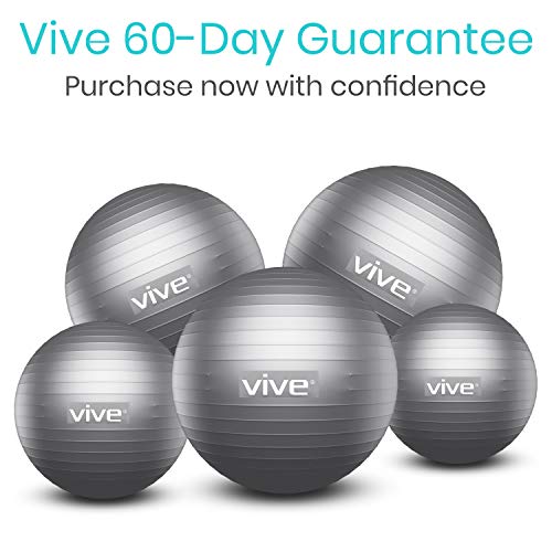 Vive Yoga Ball - Balance Desk Chair for Fitness, Exercise, Birthi...