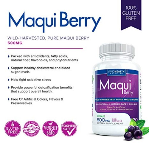 Pure Maqui Berry 3 Bottles Extract Capsules | Pharmacist Recomm...