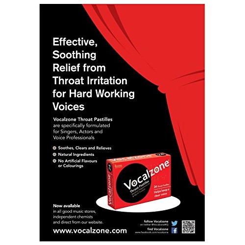 Vocalzone Throat 24 Pieces Pack of 3