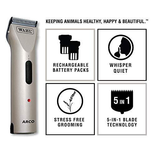 Wahl Professional Animal Arco Equine Horse Cordless Clipper Kit ...
