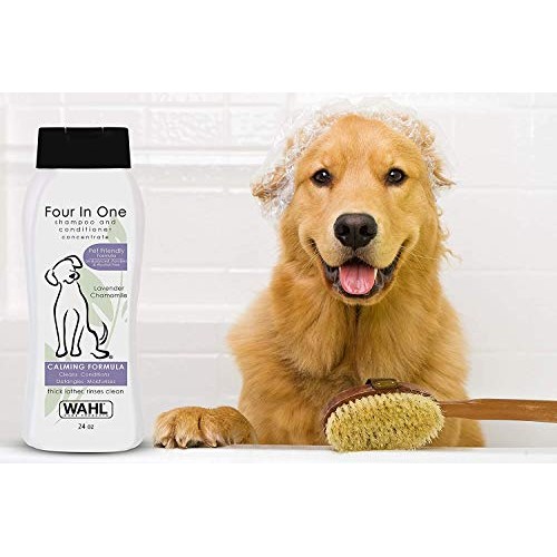 Wahl 4-in-1 Calming Pet Shampoo – Cleans, Conditions, Detangles, ...