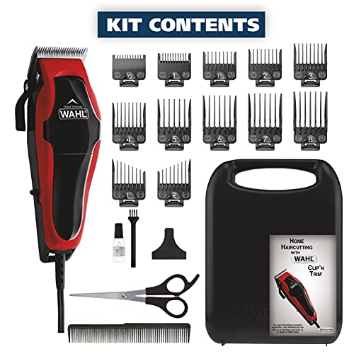 Wahl Clipper Clip n Trim 2-In-1 Haircutting Kit with Built-in Po...