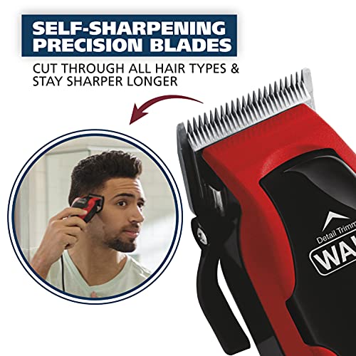 Wahl Clipper Clip n Trim 2-In-1 Haircutting Kit with Built-in Po...