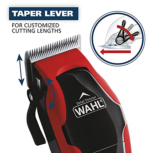 Wahl Clipper Clip n Trim 2-In-1 Haircutting Kit with Built-in Po...