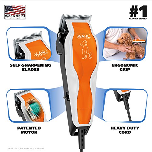 WAHL Groom Pro Pet Clipper Combo Kit for Thick, Heavy Coats with ...