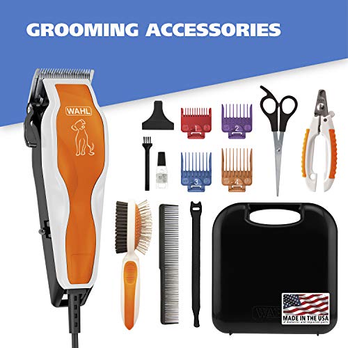 WAHL Groom Pro Pet Clipper Combo Kit for Thick, Heavy Coats with ...