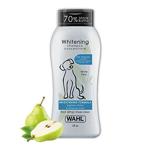 Wahl White Pear Brightening Shampoo for Pets – Whitening & Animal...