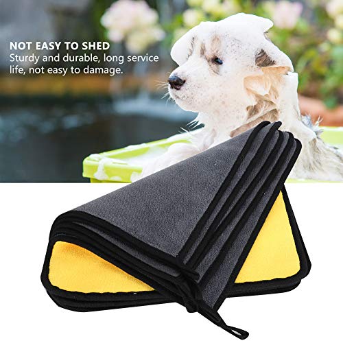 Wallfire 5PCS Dog Drying Towel, Quick Dry, Ultra-Absorbent Soft P...