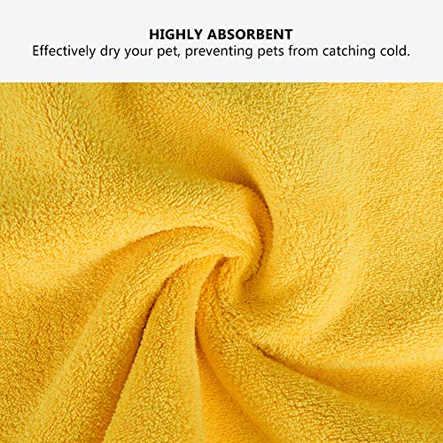 Wallfire 5PCS Dog Drying Towel, Quick Dry, Ultra-Absorbent Soft P...