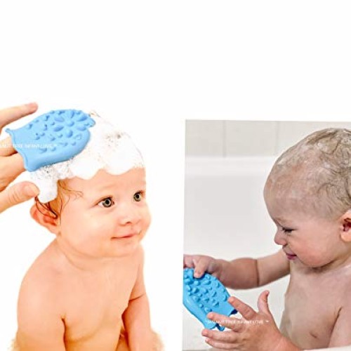 US Pediatricians Tested Baby Shampoo Brush Mitt | Baby Bath Spong...